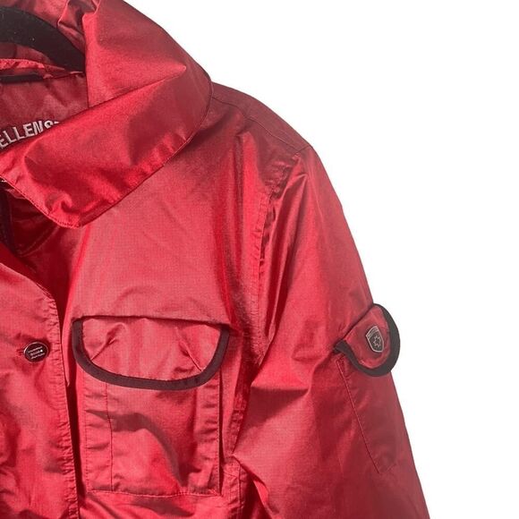 Wellensteyn Women's Revolution Winter Jacket Red Shimmer Parka Sz XL - Picture 4 of 14